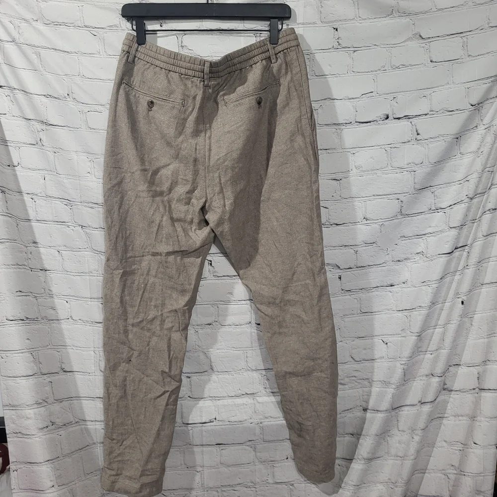 Men's Tan Pants 32x32. Banana Republic Linen Blend